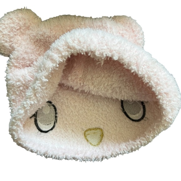 Light pink hat & mittens, 12m 18m 24m depends on baby’s head circumference - Picture 2 of 5